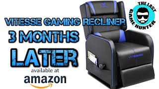 Vitesse Gaming Recliner Update 3 months later  LGH [upl. by Eeltrebor]