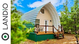 Tiny House • ARCHED CABINS • Tiny Home Tour 2022 [upl. by Lemkul116]