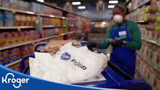 COVID19 Store Safety How to Shop at Kroger  Message From Kroger  Kroger [upl. by Christabella]