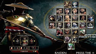 MORTAL KOMBAT 11  All Characters FULL ROSTER All 25 Characters  Costumes MK11 2019 [upl. by Oberon]