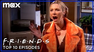 Top 10 Episodes of All Time  Friends  Max [upl. by Ahsinac]