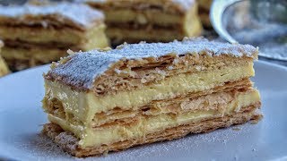 How to make the Best Mille Feuille  Jim Michailidis [upl. by Dallman355]