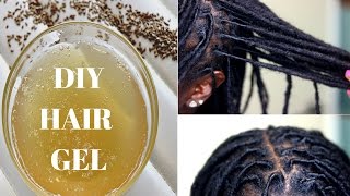 DIY  Make PERFECT Flaxseed amp Aloe Vera Gel For Twisting Locs [upl. by Ellimak]