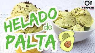 HELADO de AGUACATE PALTA 🥑 CASERO con 4 INGREDIENTES [upl. by Niabi766]