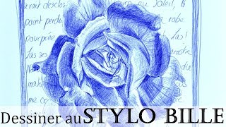 Comment dessiner au stylo bille  Tuto débutants [upl. by Critchfield856]