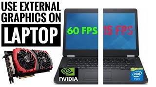 How to Connect External PC Graphics Card to Laptop no thunderbolt port required Egpu Setup [upl. by Weidman255]