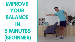 5Minute Balance Workout for Seniors  Boost Your Stability [upl. by Daas]