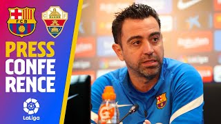 🔴 LIVESTREAM XAVI PRESS CONFERENCE BARÇA  ELCHE PREVIEW [upl. by Gombach482]