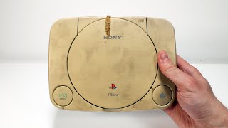 I Restored This Yellowed amp Broken PSone  Retro Playstation Console Restoration [upl. by Maurizia]