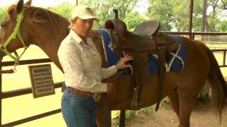 How to Saddle a Horse Western Style [upl. by Hazard]