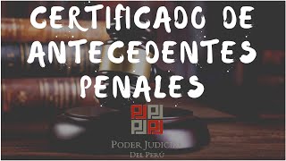 Como tramitar certificado de antecedentes penales por internet [upl. by Arihday]