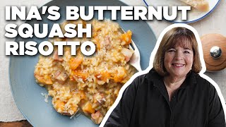 Ina Gartens 5Star Butternut Squash Risotto  Barefoot Contessa  Food Network [upl. by Lamont388]