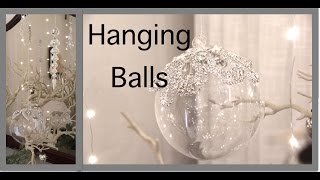 Christmas Decorations  Hanging Balls and Ornaments [upl. by Anomis]