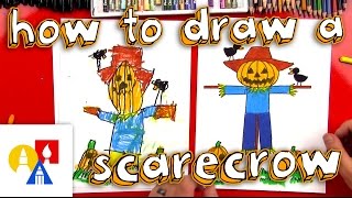 How To Draw A Scarecrow [upl. by Katinka33]