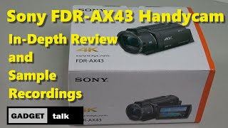 Sony FDR AX43 4K HandyCam [upl. by Ogirdor387]