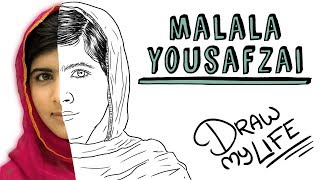 LA INCREÍBLE Hª DE MALALA  Draw My Life [upl. by Brosine64]