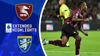 Salernitana vs Frosinone Extended Highlights  Serie A  CBS Sports Golazo [upl. by Fulvia]