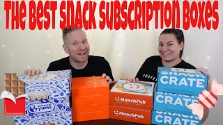 Which Snack Subscription Box Should You Try Whats the Best Snack Box Snack Box Comparison [upl. by Sajet]