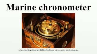 Marine chronometer [upl. by Essa375]