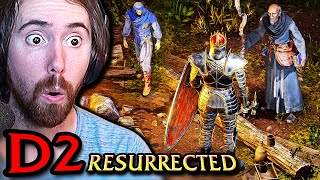 Blizzard Best Remaster Asmongold Plays Diablo 2 RESURRECTED  First Gameplay [upl. by Nylasoj]