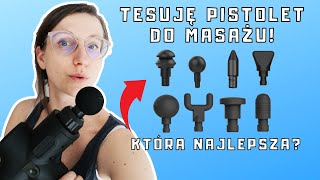 Masażer  PISTOLET do masażu – TEST Jaki wybrać Jak używać Masaż na spięte mięśnie  O choroba [upl. by Cruickshank332]