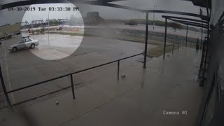 Video captures moment levee fails in Davenport [upl. by Enitsirhk]