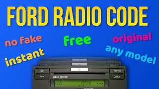 Ford Radio Code Free Generator — How to get [upl. by Haerb]