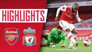 HIGHLIGHTS  Arsenal 21 Liverpool  Premier League  Lacazette Nelson Mane [upl. by Flower947]