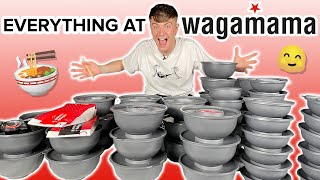 I Ate Everything At Wagamama [upl. by Mariejeanne]