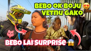 BOJU😍 LAI VETNU GAKO NEPAL 🇳🇵BEBO2002 LAI SURPRISE 😱 [upl. by Ryann]