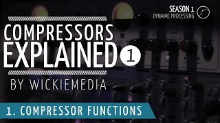 Audio Compressors explained 1  functions [upl. by Hirza181]