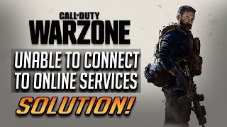 How to Fix quotUnable to Access Online Servicesquot  Connection Failed Problem in Call of Duty Warzone [upl. by Bridgid]