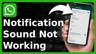 How To Fix WhatsApp Notification Sound Not Working On Android [upl. by Ecirtel]