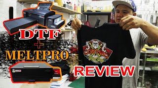 DTF Printer x MeltPro Review [upl. by Sokim]