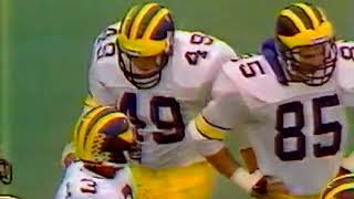 1985 2 Michigan vs 1 Iowa [upl. by Denzil486]