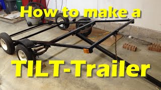 Making a DIY TILTTrailer Part 1 [upl. by Dryfoos477]