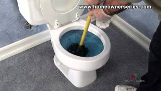 How to Fix a Toilet  Diagnostics  Blocked Toilet [upl. by Sezen436]