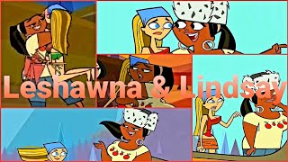 Total Drama Interactions 13Leshawna amp Lindsay [upl. by Ronnholm790]