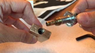 DIY dupont lighter fill valve removal tool [upl. by Arimahs]