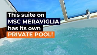 MSC Meraviglia Aurea Duplex Suite Tour [upl. by Timrek7]