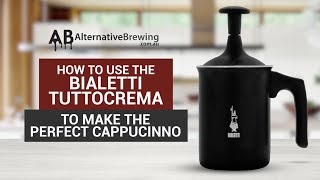 How to Use the Bialetti Tuttocrema Milk Frother [upl. by Jaime]