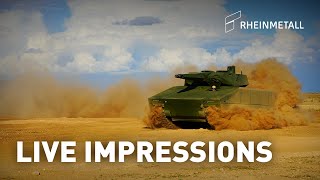 Rheinmetall – Lynx KF41 first live impressions from the field [upl. by Utica94]