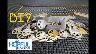 163 DIY How To Decode A Key To A Lock By Sight In Minutes Basic DIY Locksmithing [upl. by Nenad]