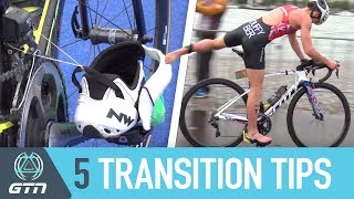 Transition From The Swim To Bike Faster  Top 5 T1 Tips [upl. by Eudoxia659]