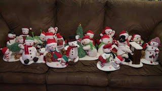 Hallmark Snowmen Entire Collection from 20032018 [upl. by Delora308]