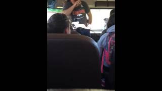 Kid jumps out of bus window [upl. by Angeline]