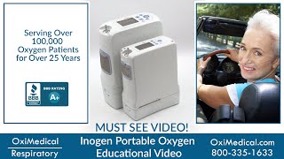 Inogen Portable Oxygen Educational Video [upl. by Annawoj]