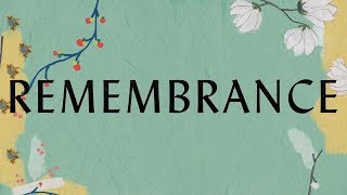 Remembrance Lyric Video  Hillsong Worship [upl. by Attenej348]