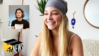 Chase Stokes amp Madelyn Cline on Outer Banks Fan Base amp Relationships  MTV News [upl. by Richy]