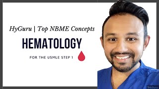 Top NBME Concepts  Hematology USMLE Step 1 [upl. by Schoof]